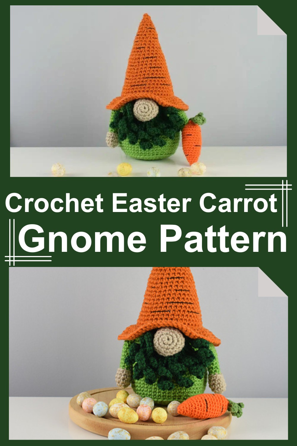 Crochet Easter Carrot Gnome Pattern