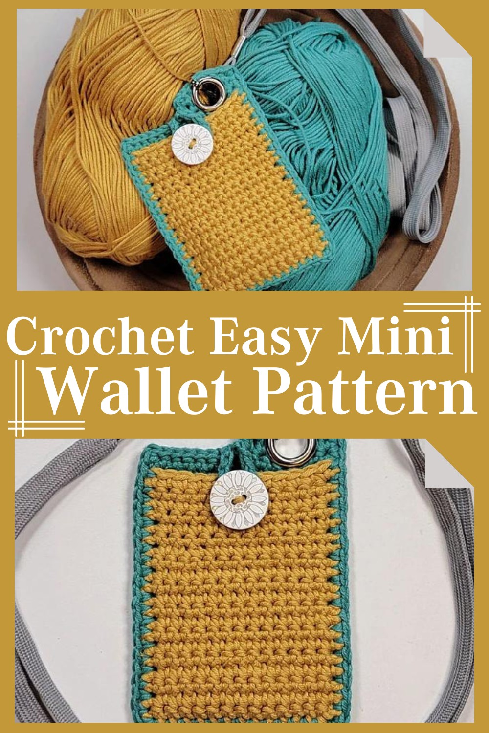 Crochet Easy Mini Wallet Pattern 