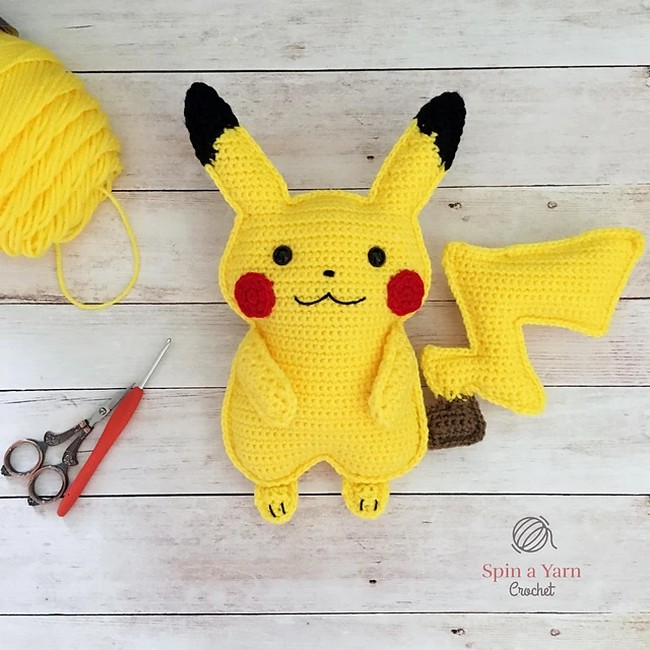 Crochet Easy Pikachu Amigurumi Pattern