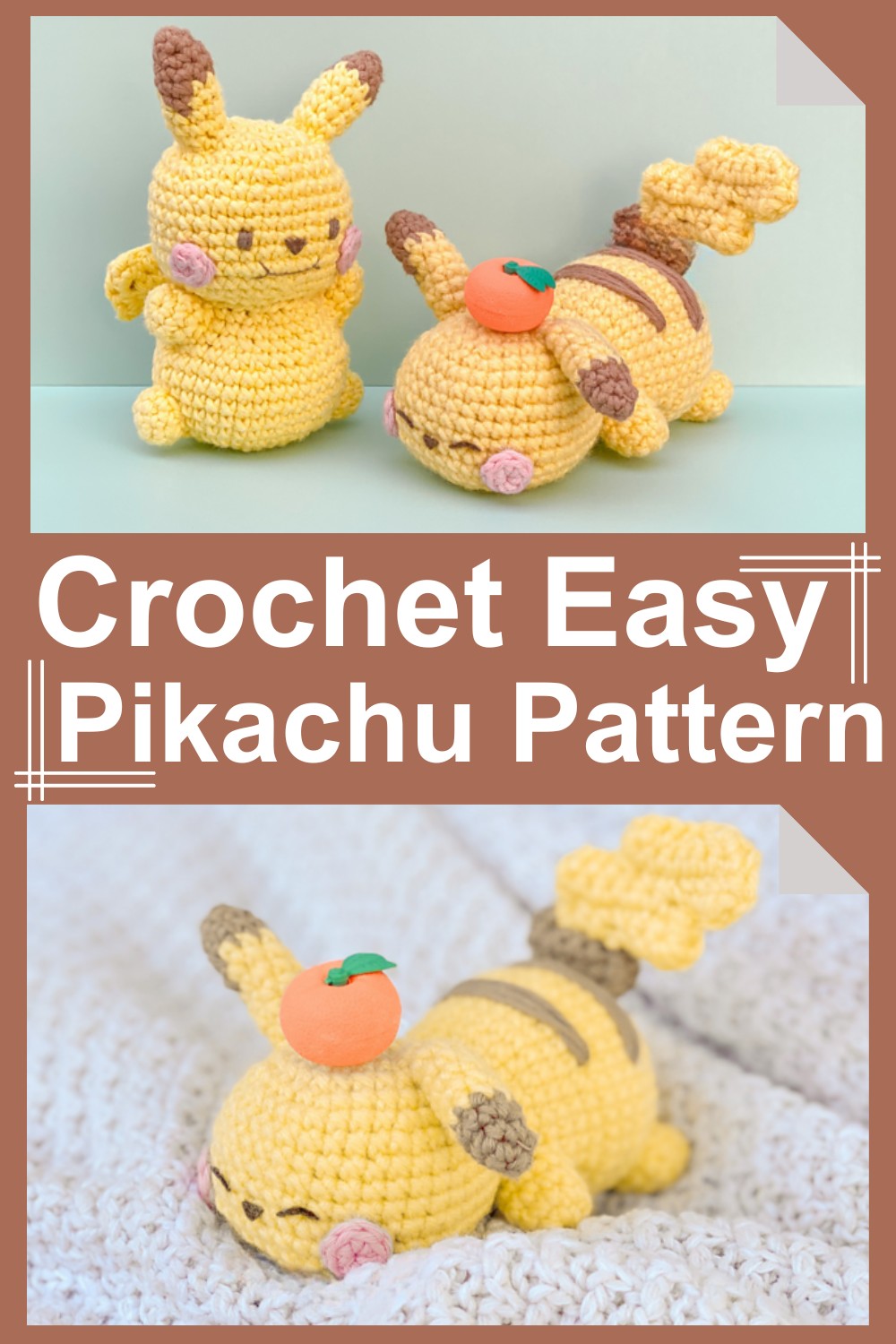 Crochet Easy Pikachu Pattern