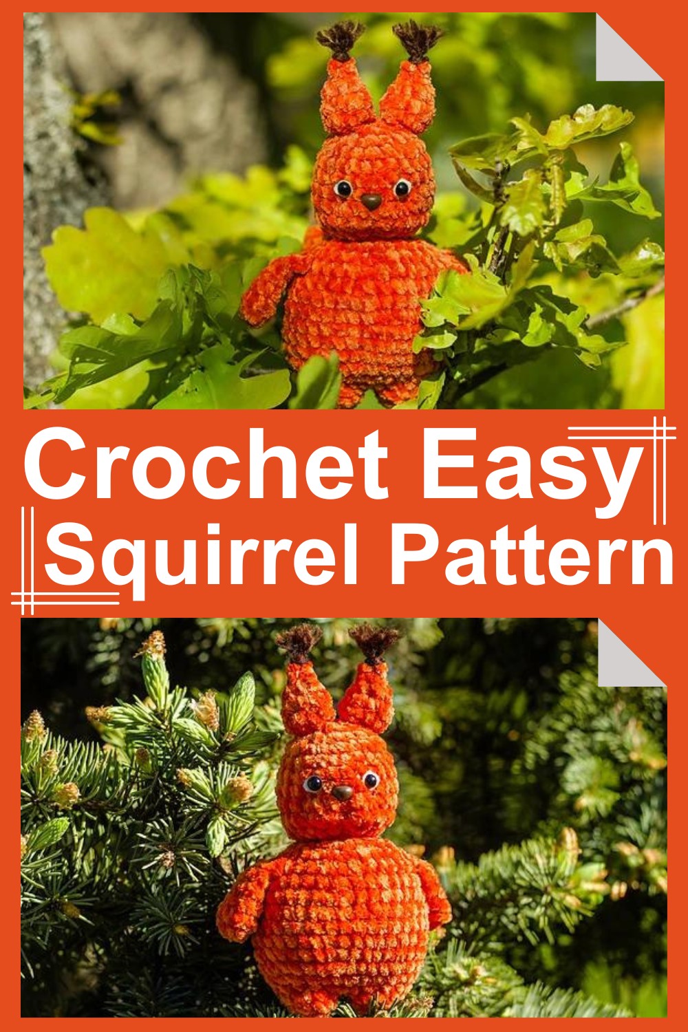 Crochet Easy Squirrel Pattern