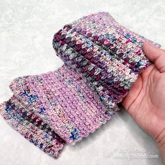  Crochet Faded Stripe Infinity Scarf Pattern