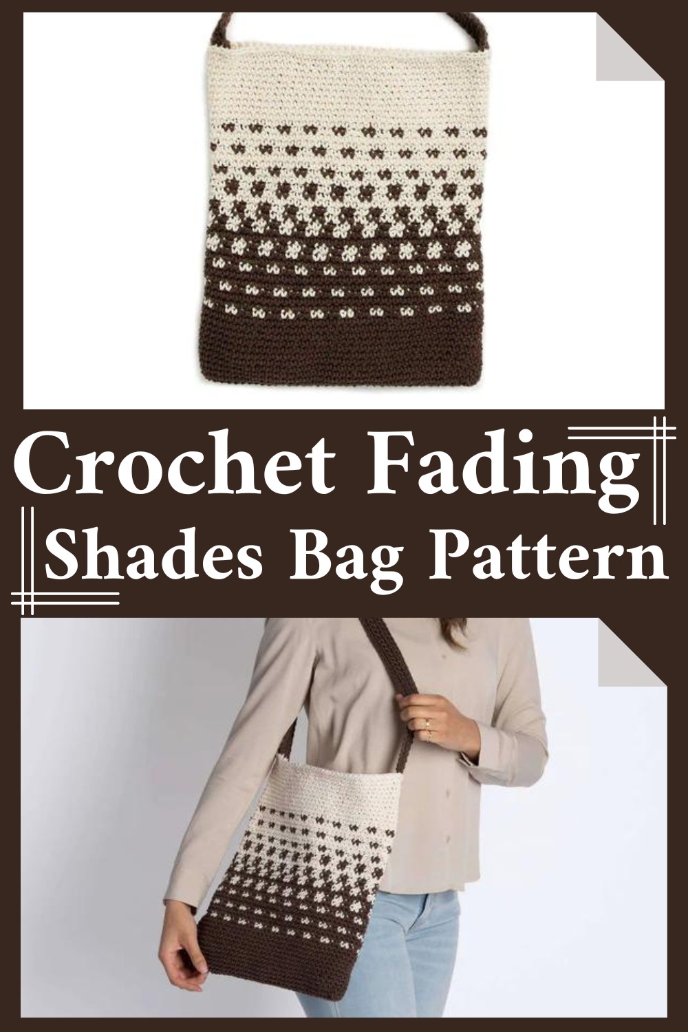 Crochet Fading Shades Bag Pattern