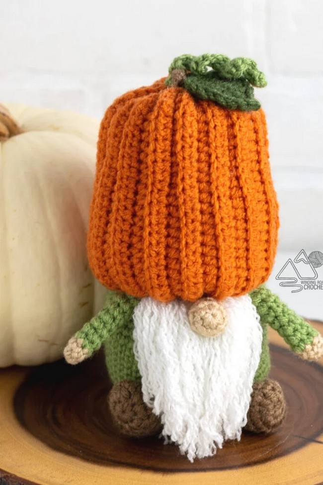 Crochet Fall Pumpkin Gnome Pattern