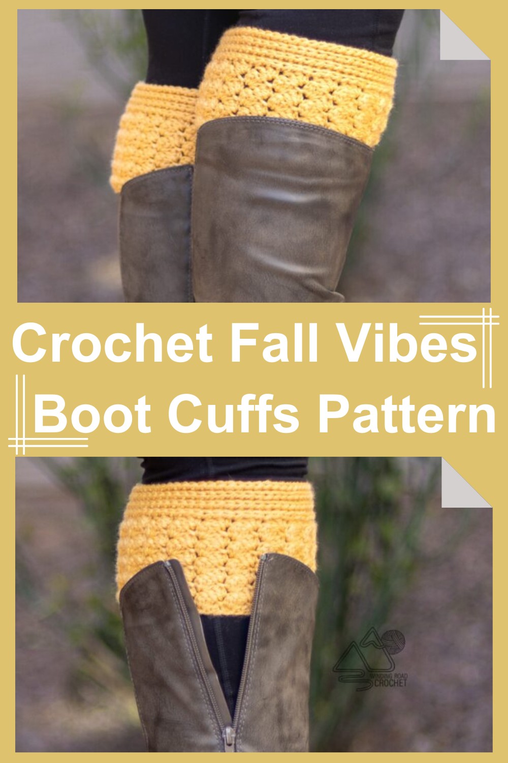 Crochet Fall Vibes Boot Cuffs Pattern