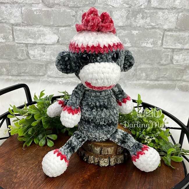 Crochet Flip Flop Sock Monkey Pattern