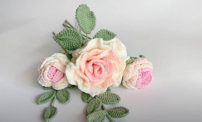 Crochet Flower Bouquet