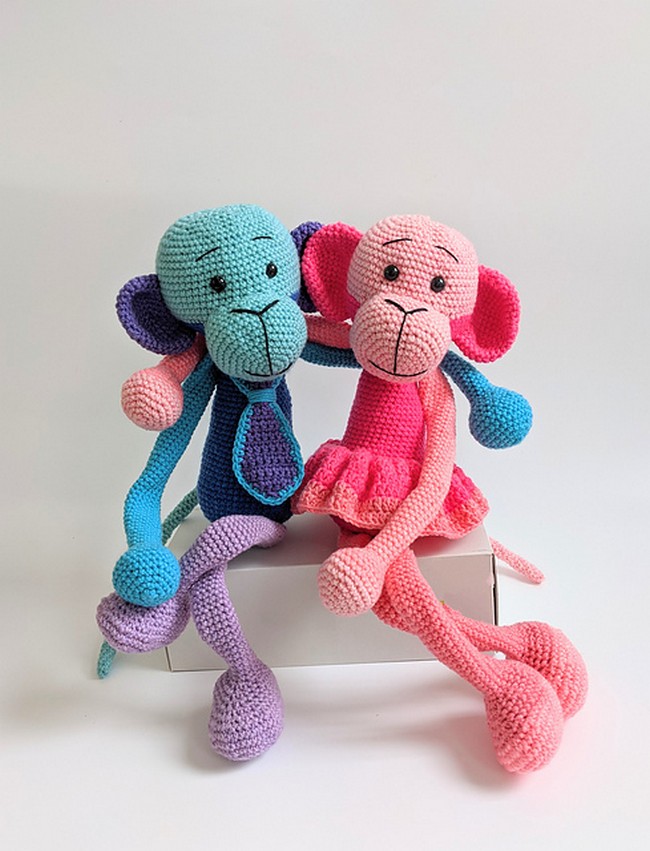 Crochet Funny Monkeys Pattern