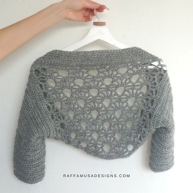 Crochet Glitzy Bolero Pattern