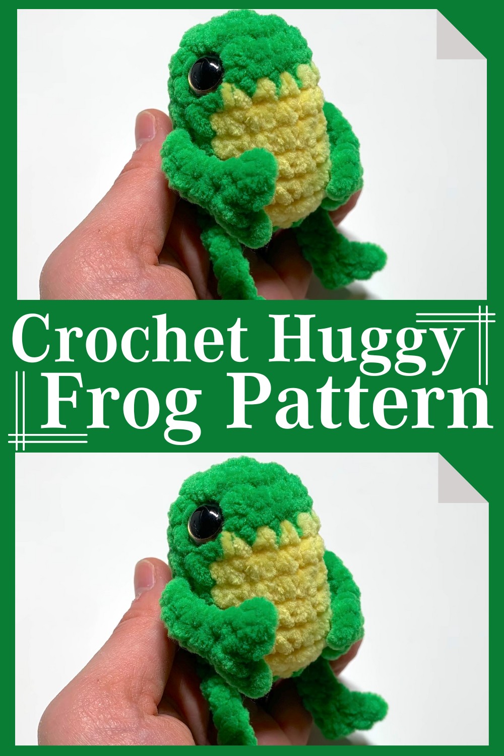 Crochet Huggy Frog Pattern