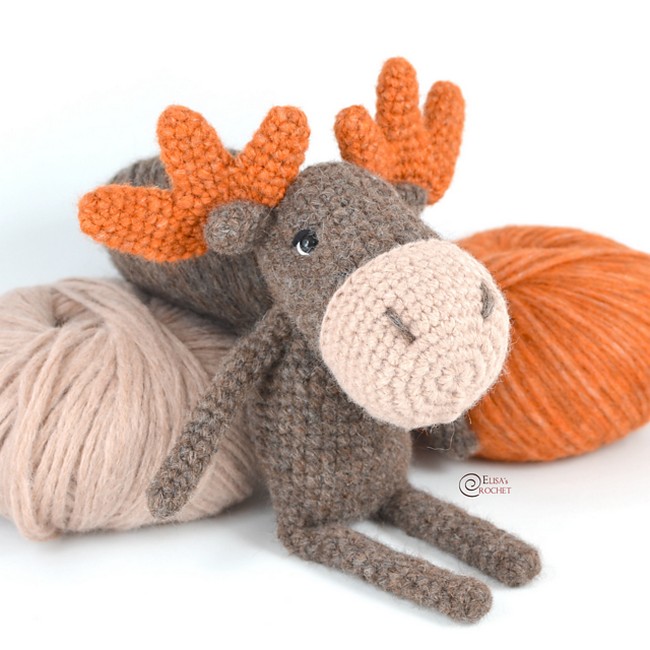 Crochet Jorg The Moose Pattern