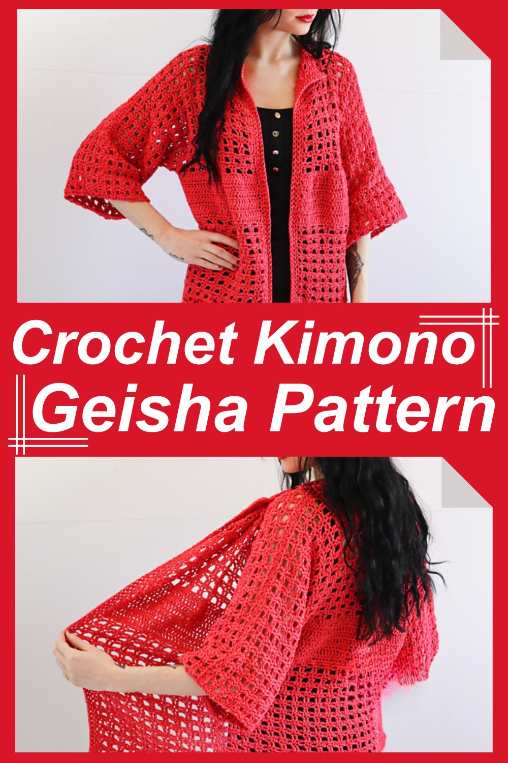 Crochet Kimono Geisha Pattern