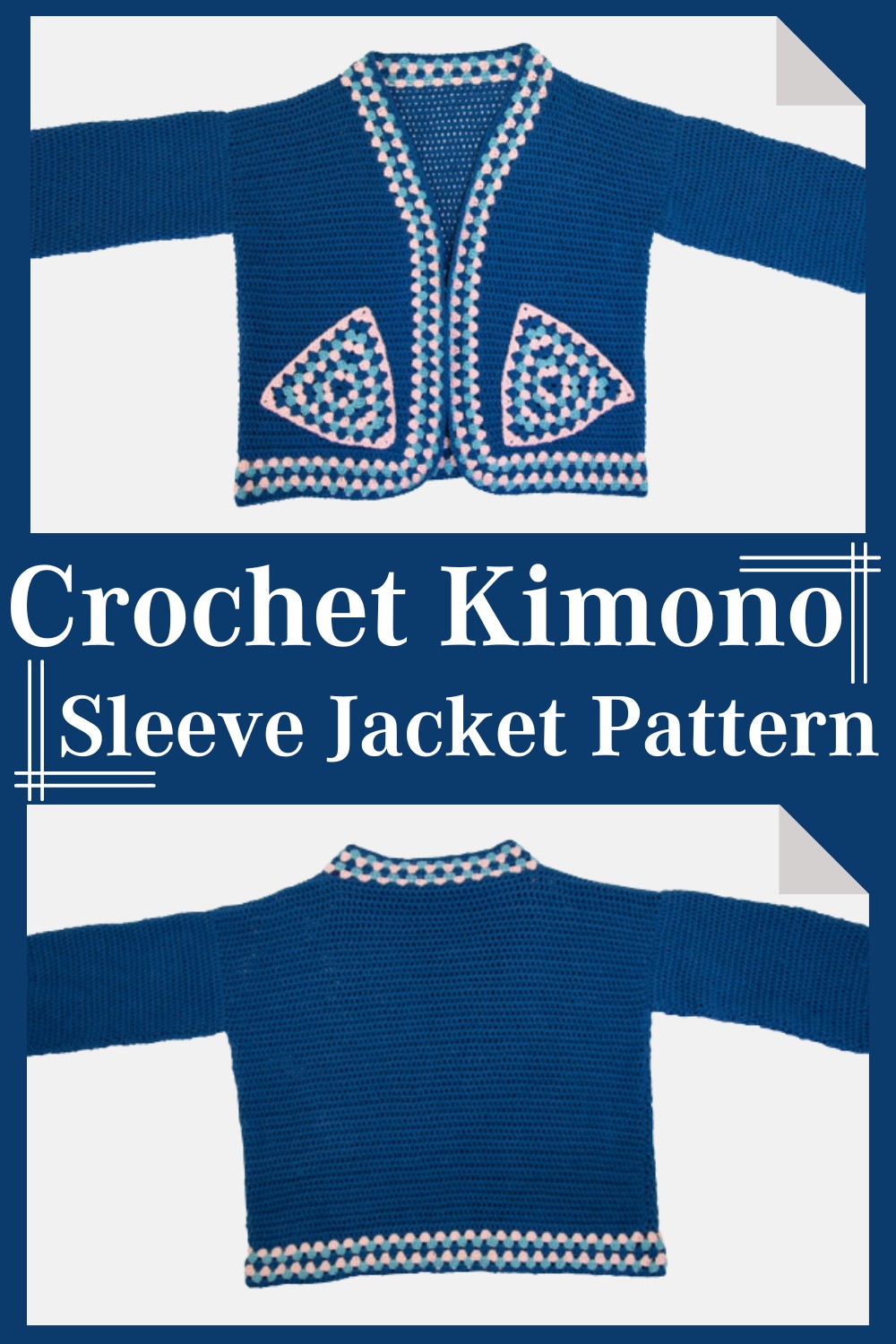 Crochet Kimono Sleeve Jacket Pattern