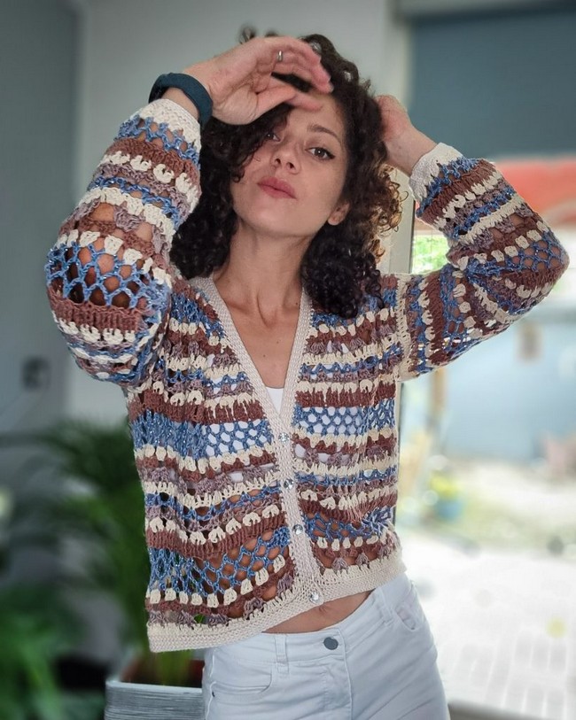 Crochet Late Summer Blouse Pattern