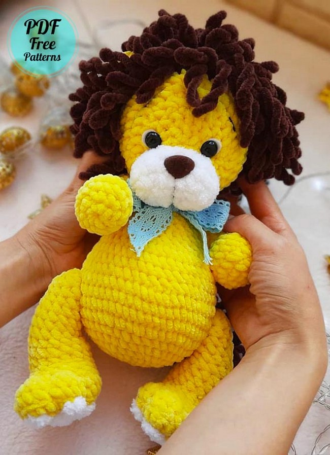 Crochet Lion Toy