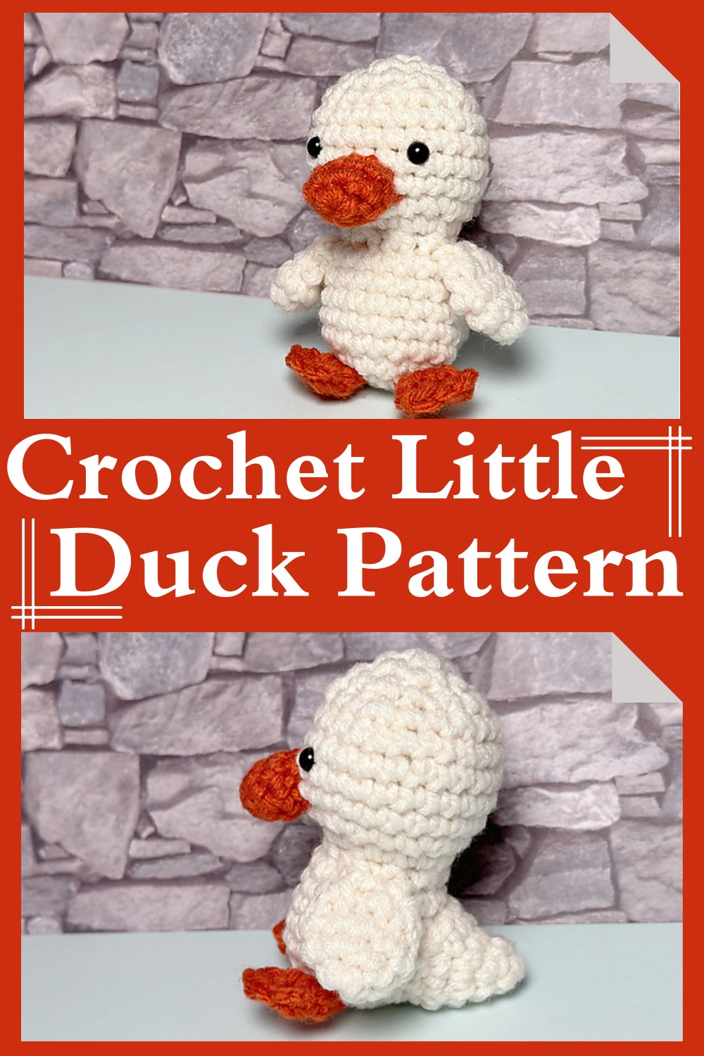 Crochet Little Duck Pattern