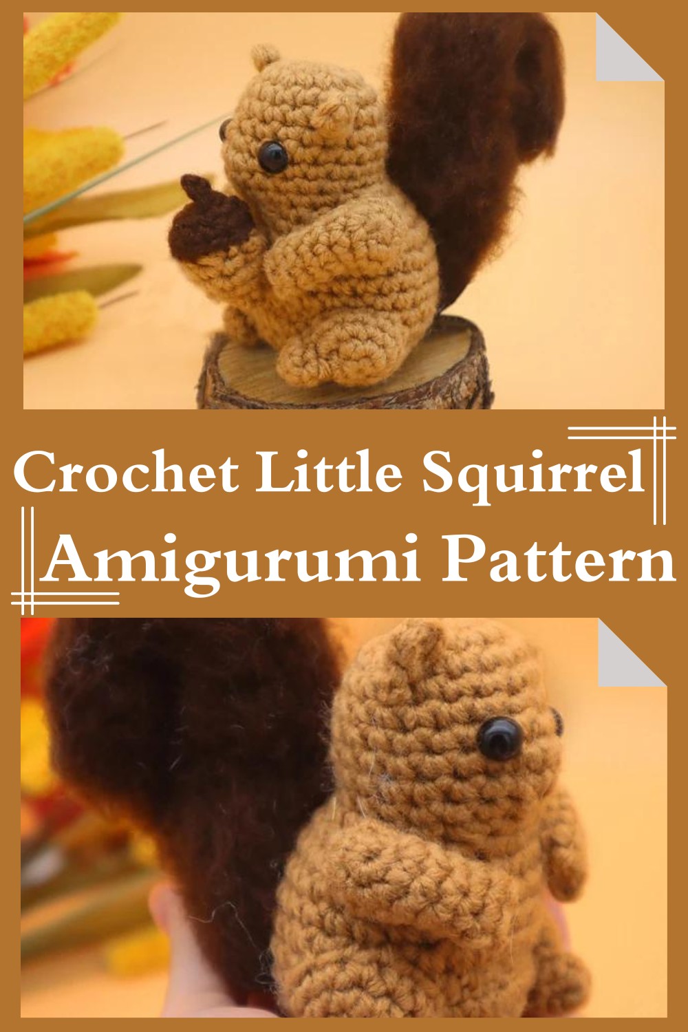 Crochet Little Squirrel Amigurumi Pattern