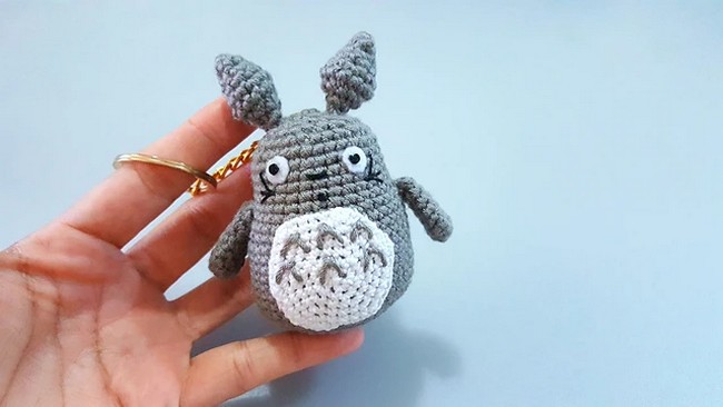 Crochet Llavero Totoro Amigurumi Pattern