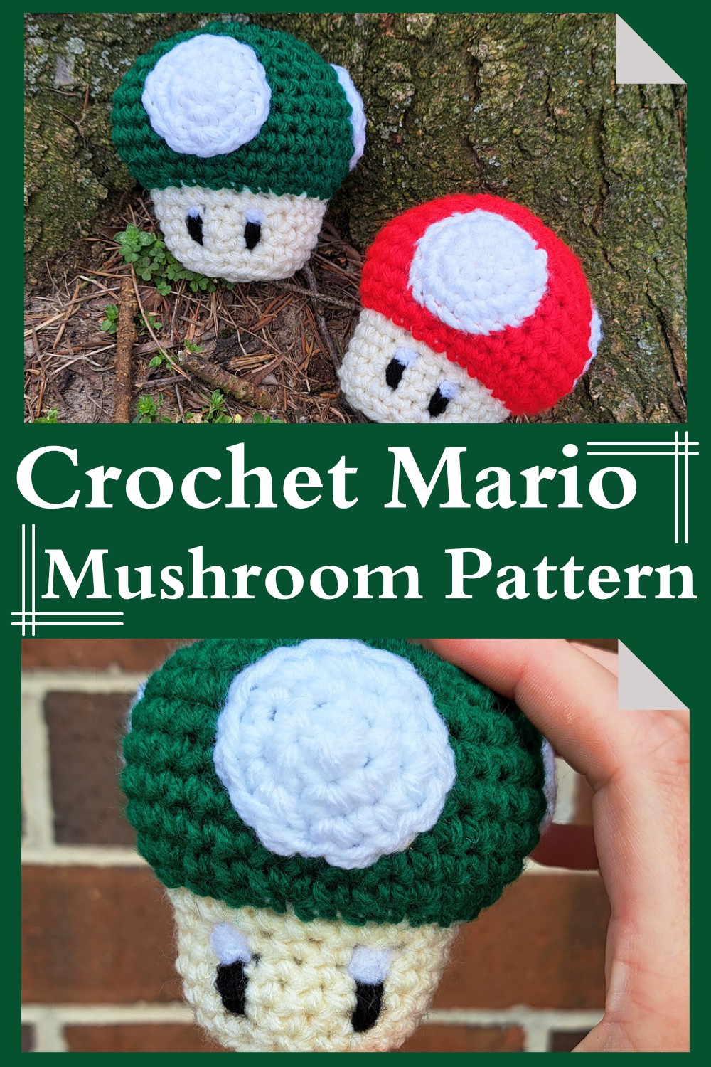 Crochet Mario Mushroom Pattern