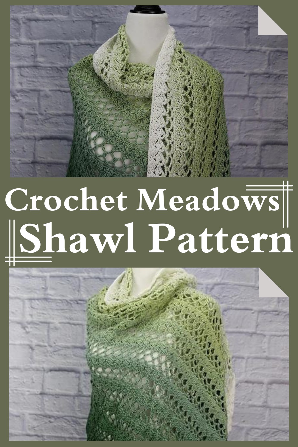 Crochet Meadows Shawl Pattern