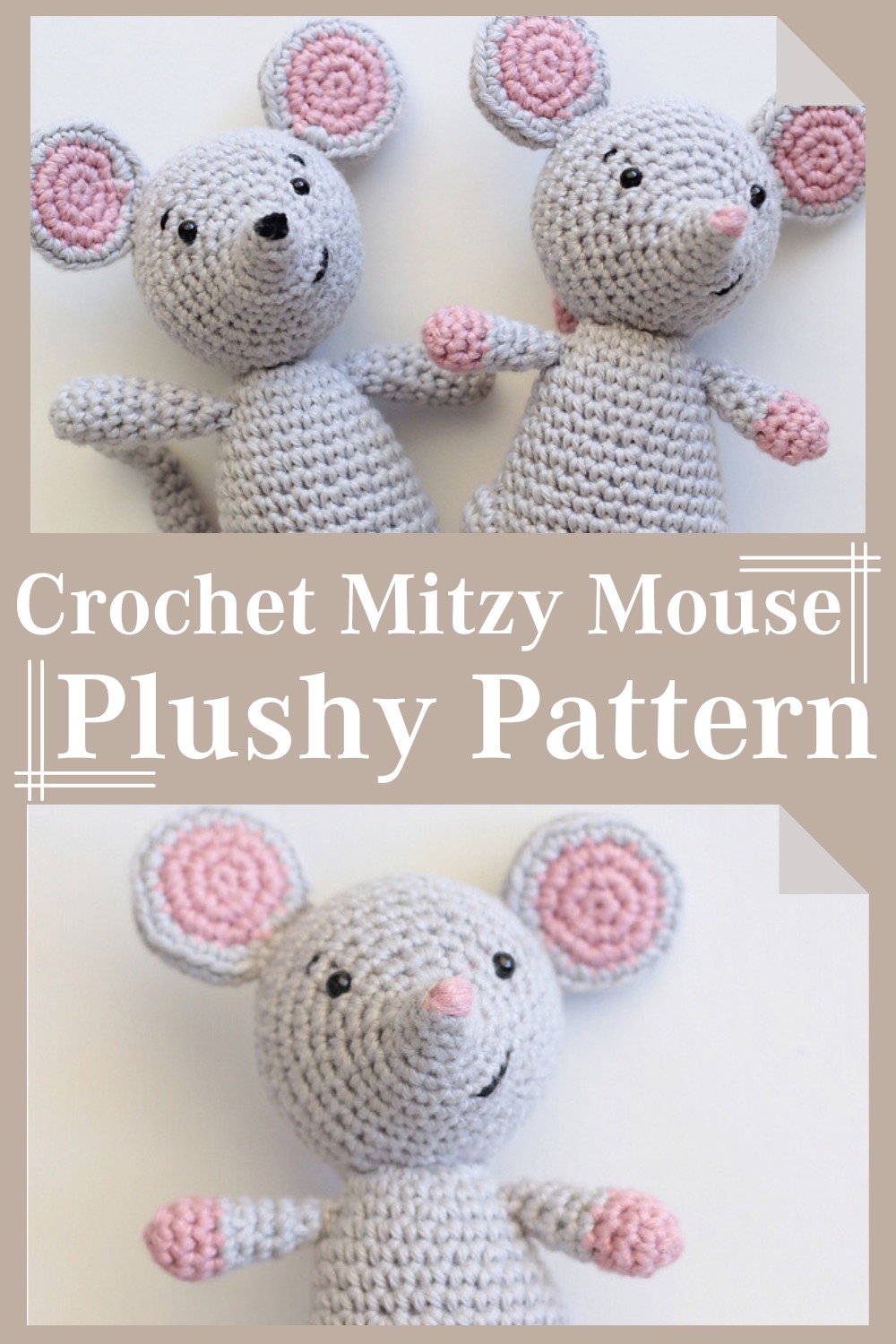 Crochet Mitzy Mouse Plushy Pattern