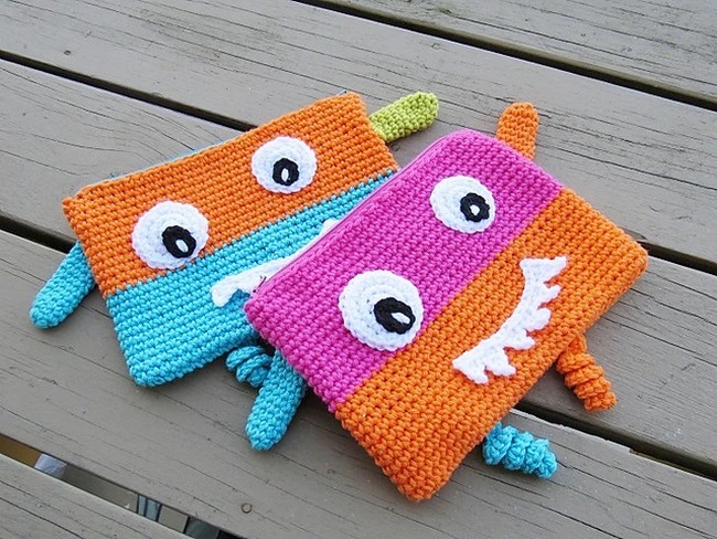 Crochet Monster Pencil Case Pattern