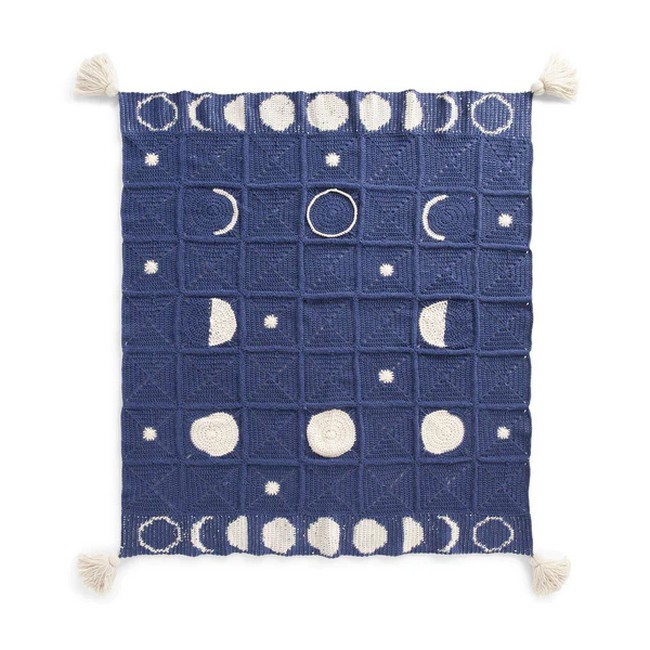 Crochet Moon Shadow Crochet Blanket Pattern