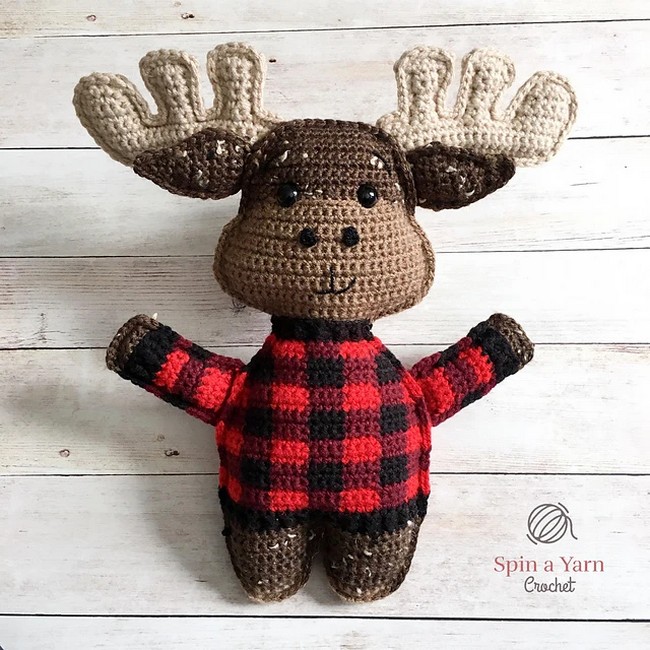 Crochet Moose Amigurumi Pattern