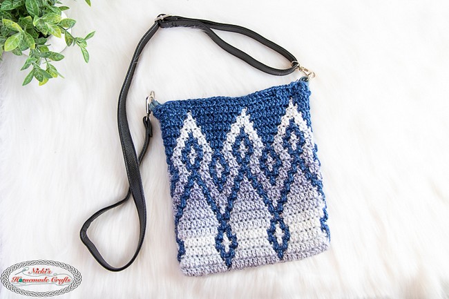 Crochet Mosaic Shoulder Bag Pattern