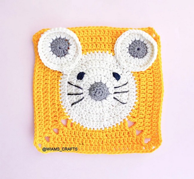 Mouse Granny Square Pattern