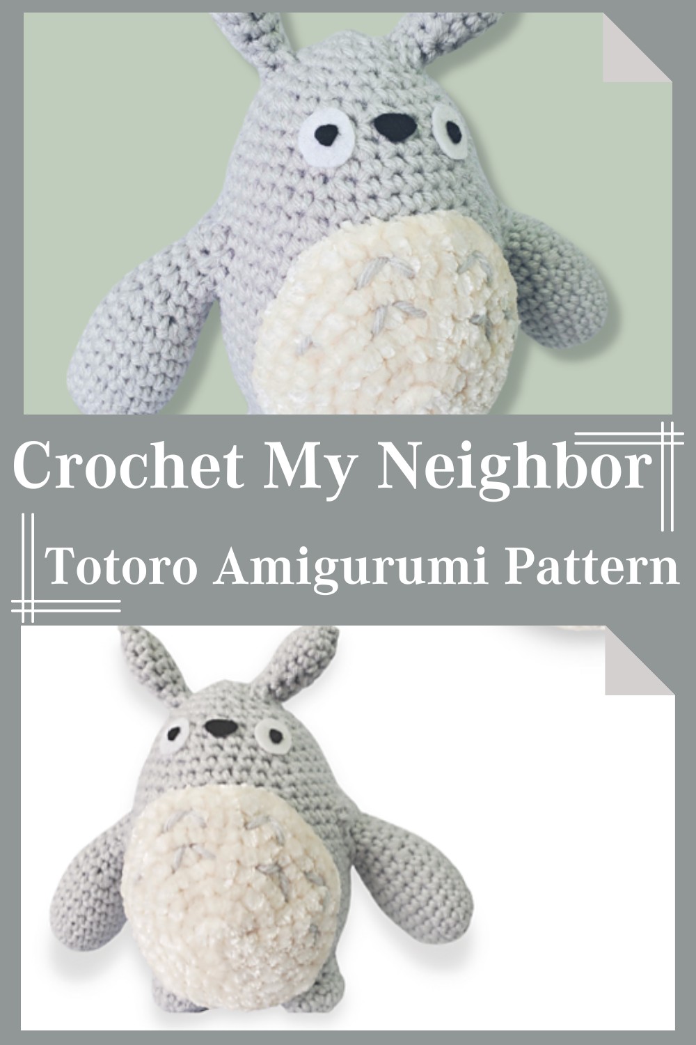 Crochet My Neighbor Totoro Amigurumi Pattern