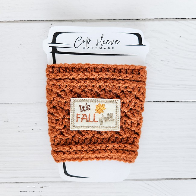 Crochet Oceana Hot Cup Cozy Pattern