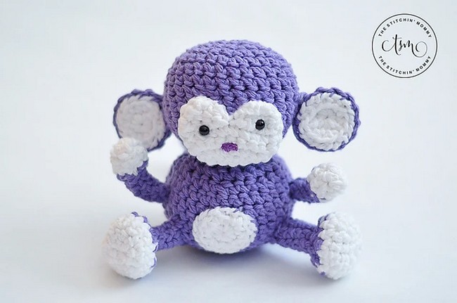 Crochet Penelope The Purple Monkey Pattern