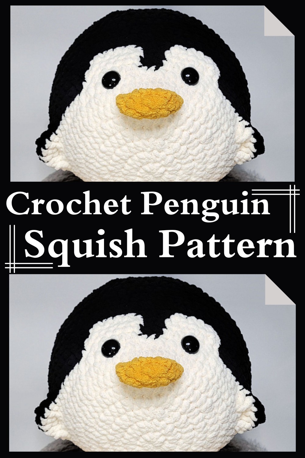 Crochet Penguin Squish Pattern