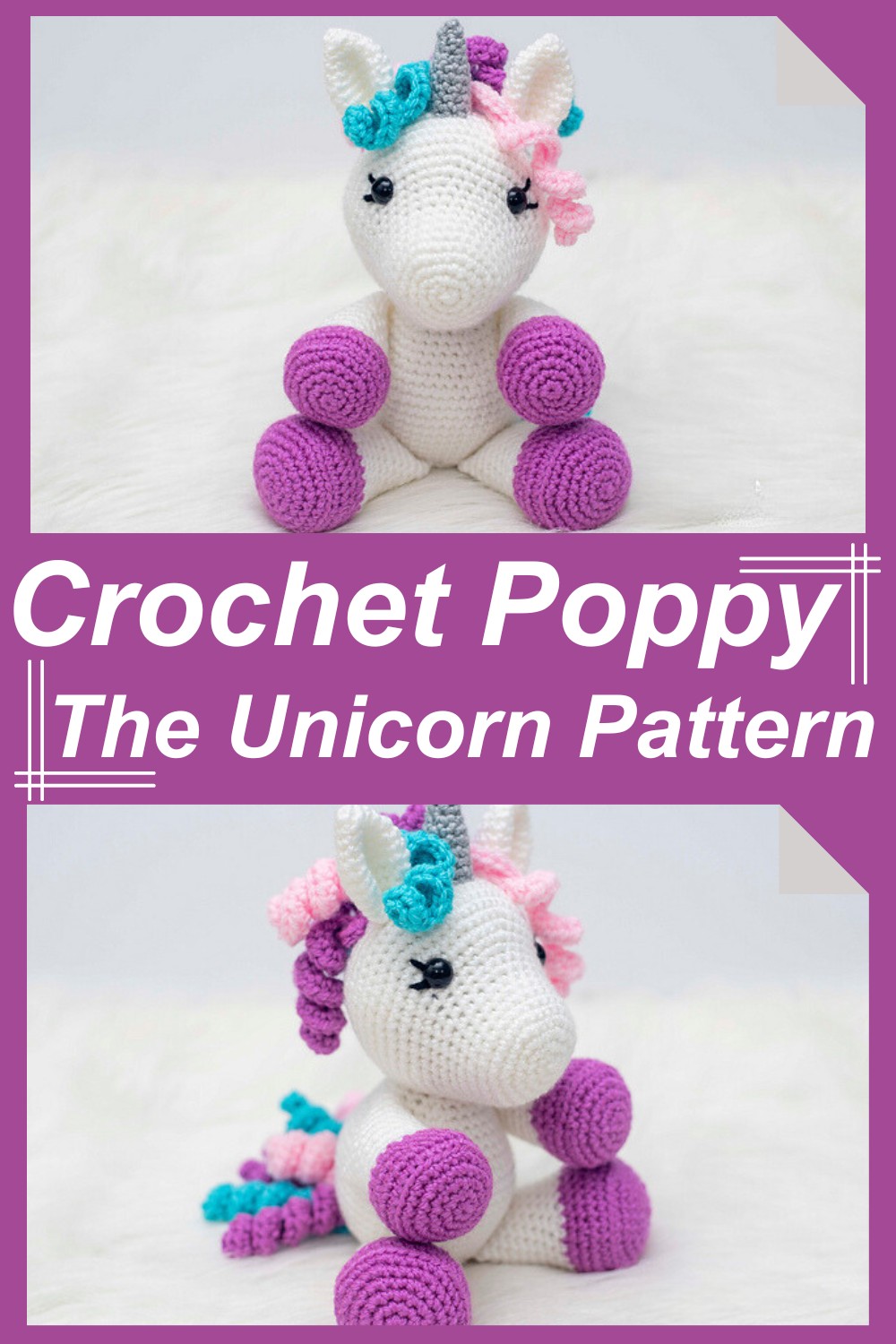 Crochet Poppy The Unicorn Pattern