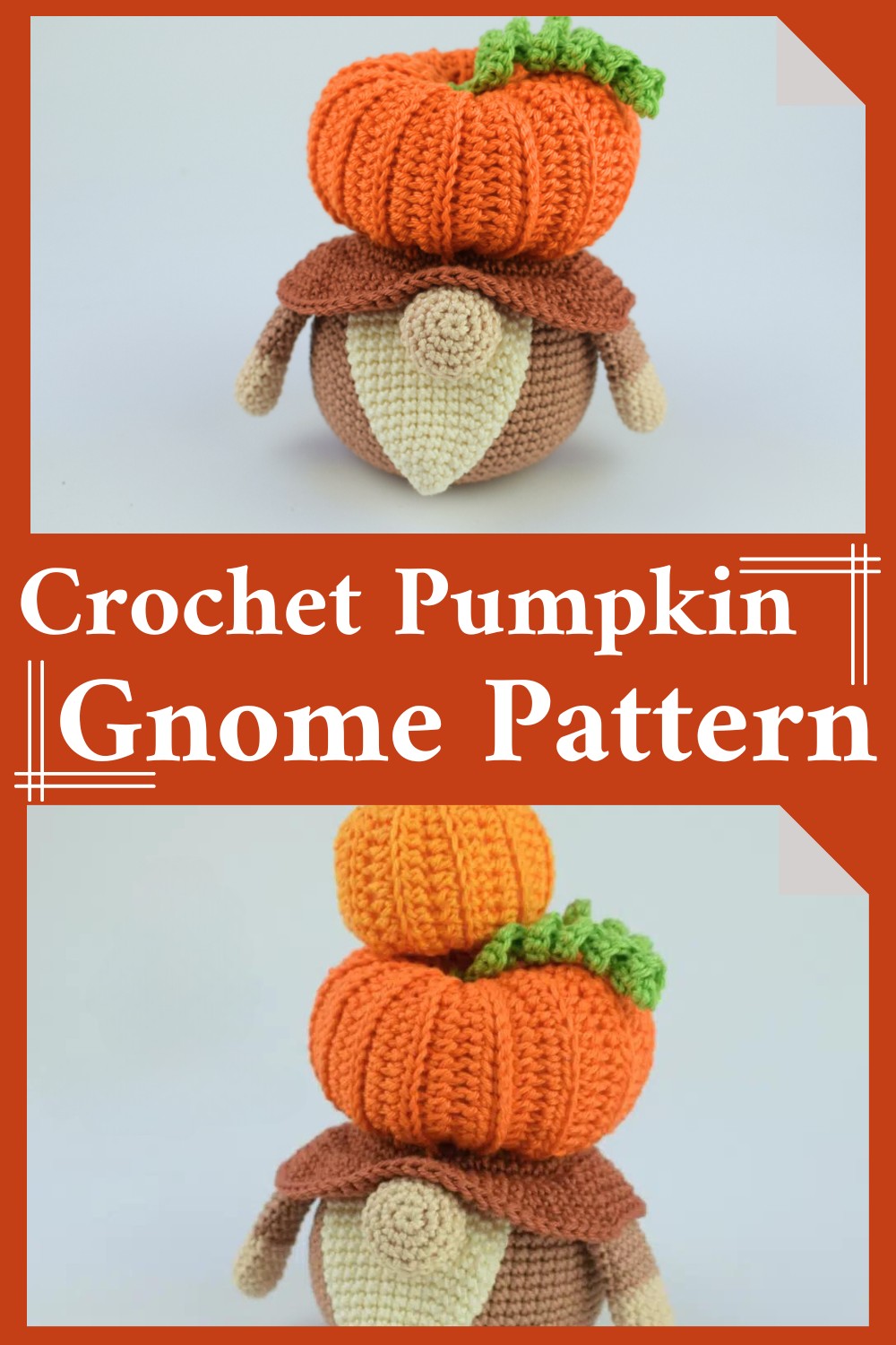 Crochet Pumpkin Gnome Pattern