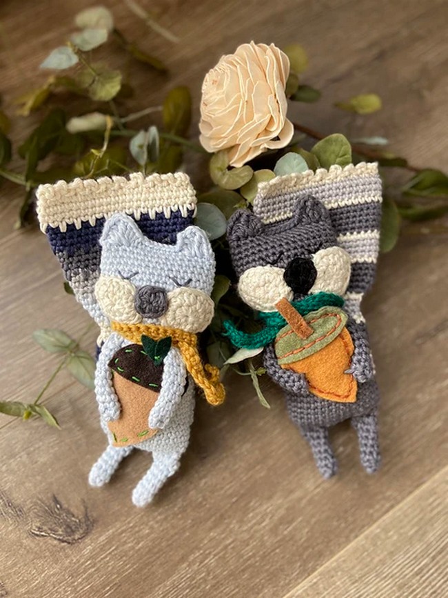 Crochet Rag Doll Squirrel Pattern