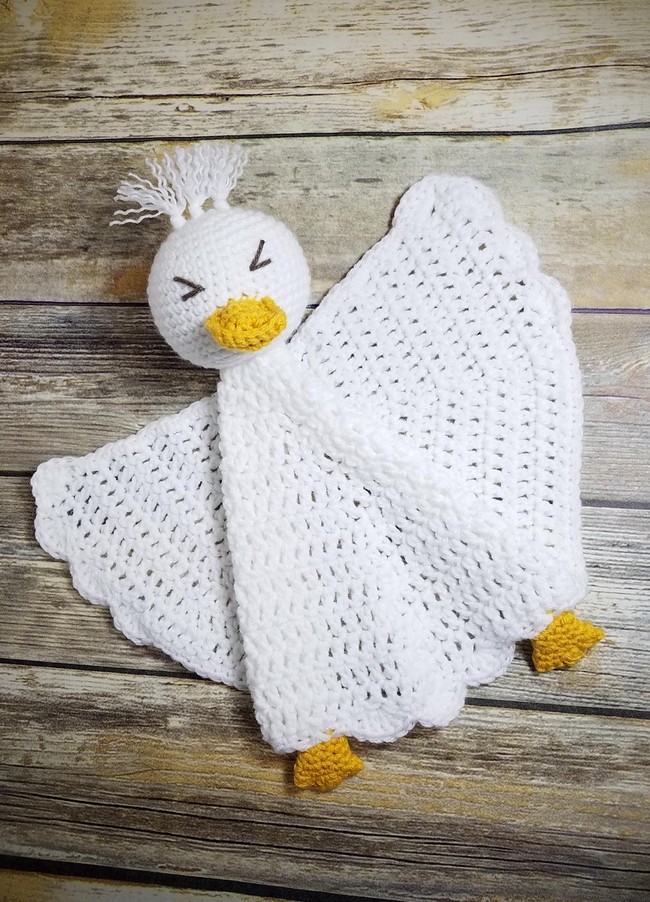 Crochet Rupert The Duck Lovey Pattern