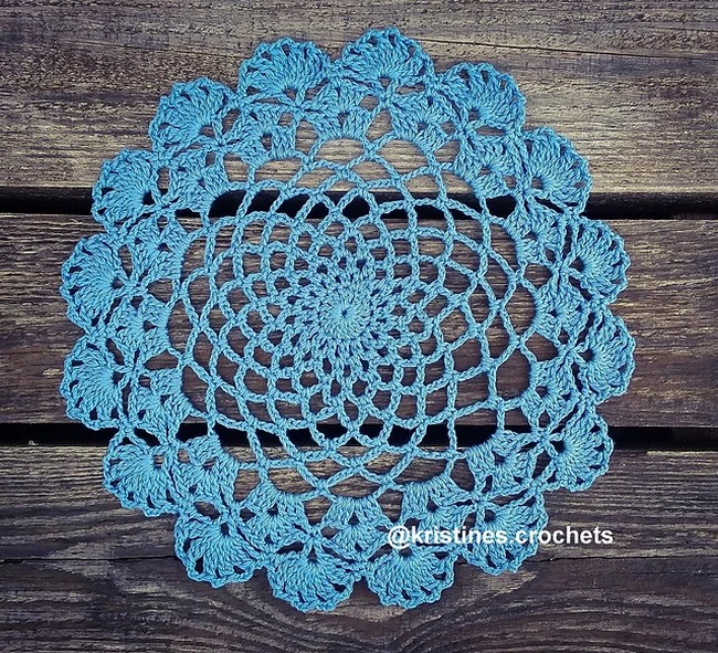 Crochet Seashells Doily Pattern