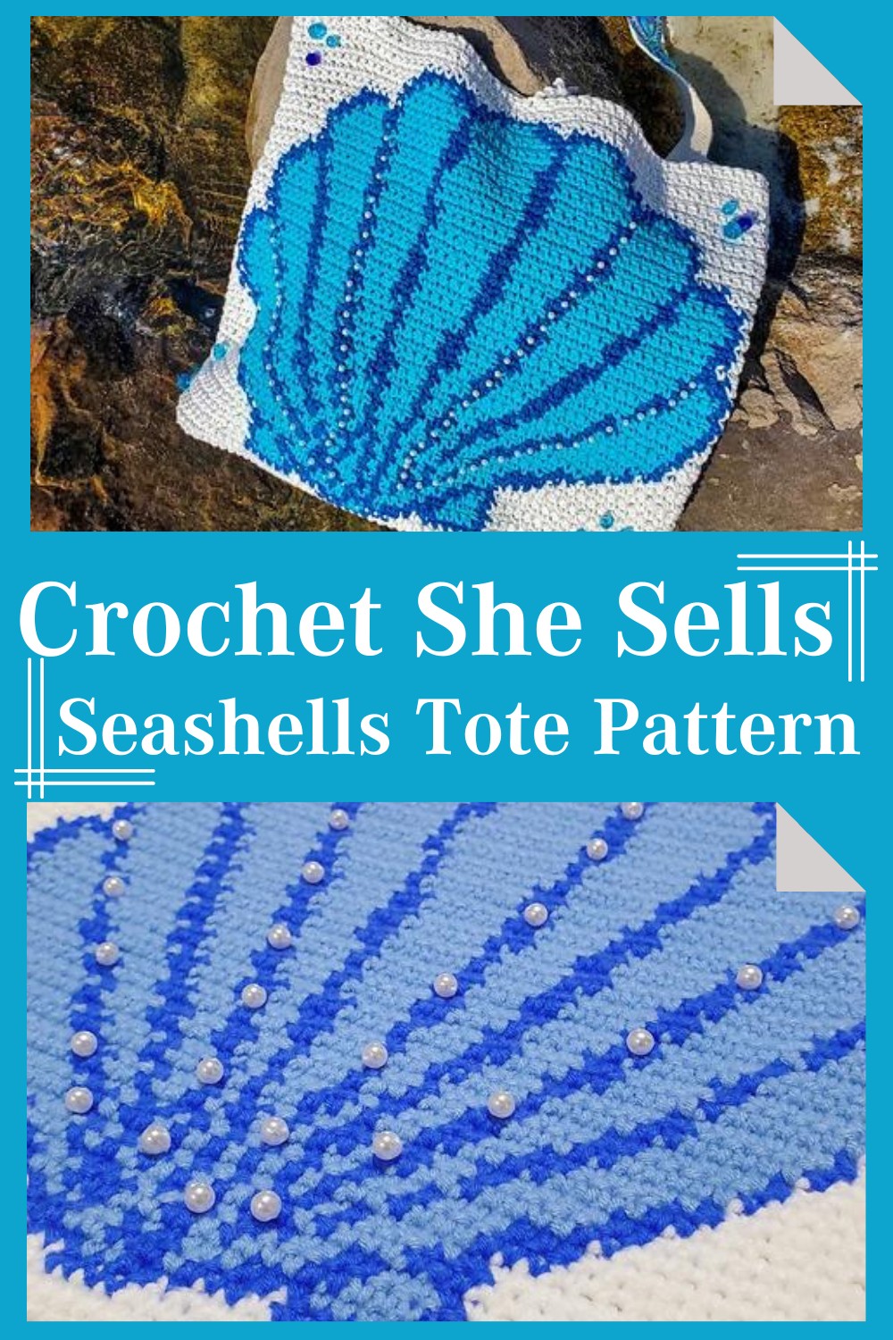 Crochet She Sells Seashells Tote Pattern