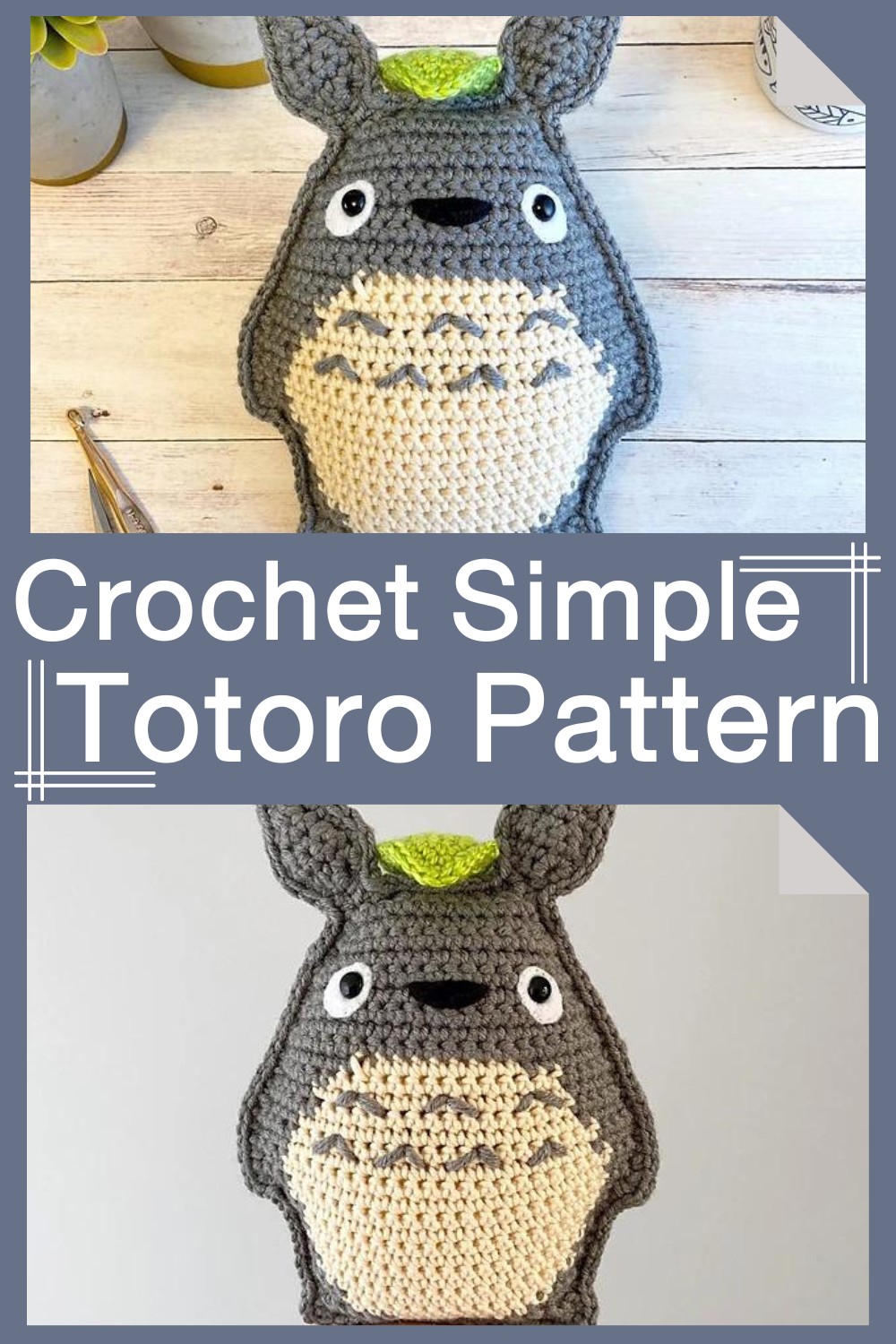 Crochet Simple Totoro Pattern