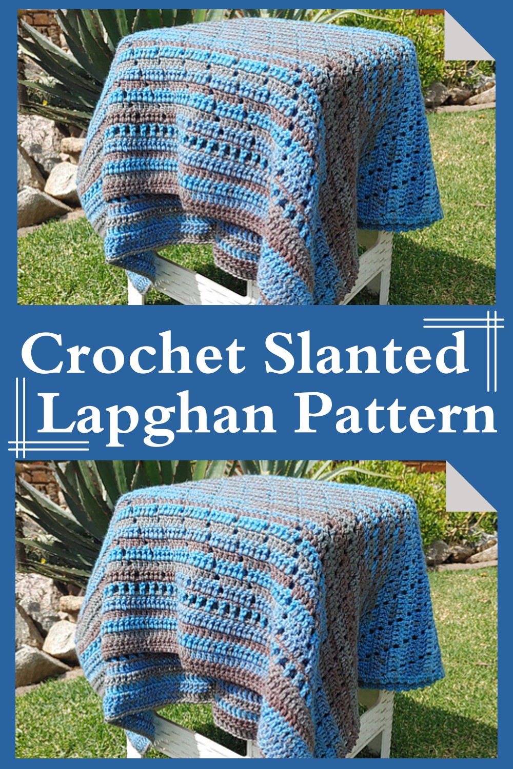  Crochet Slanted Lapghan Pattern