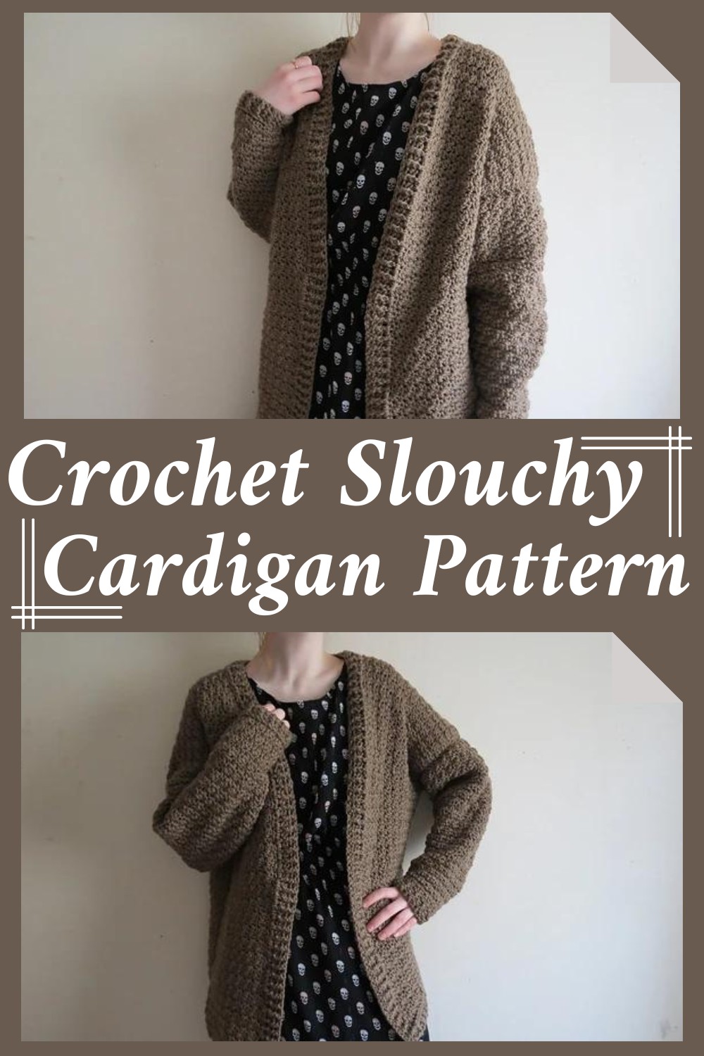 Crochet Slouchy Cardigan Pattern