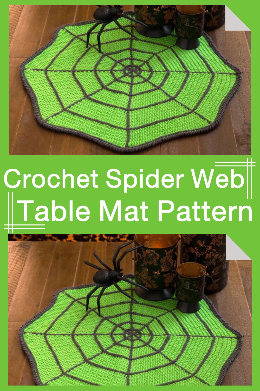 Crochet Spider Web Table Mat Pattern