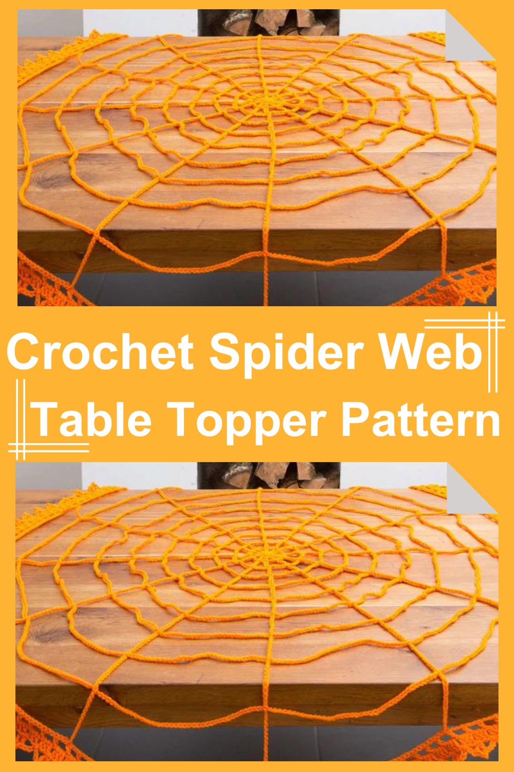 Crochet Spider Web Table Topper Pattern