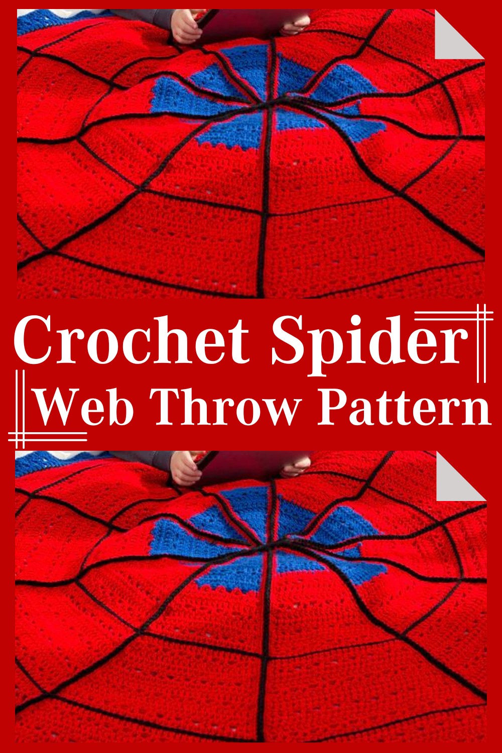 Crochet Spider Web Throw Pattern