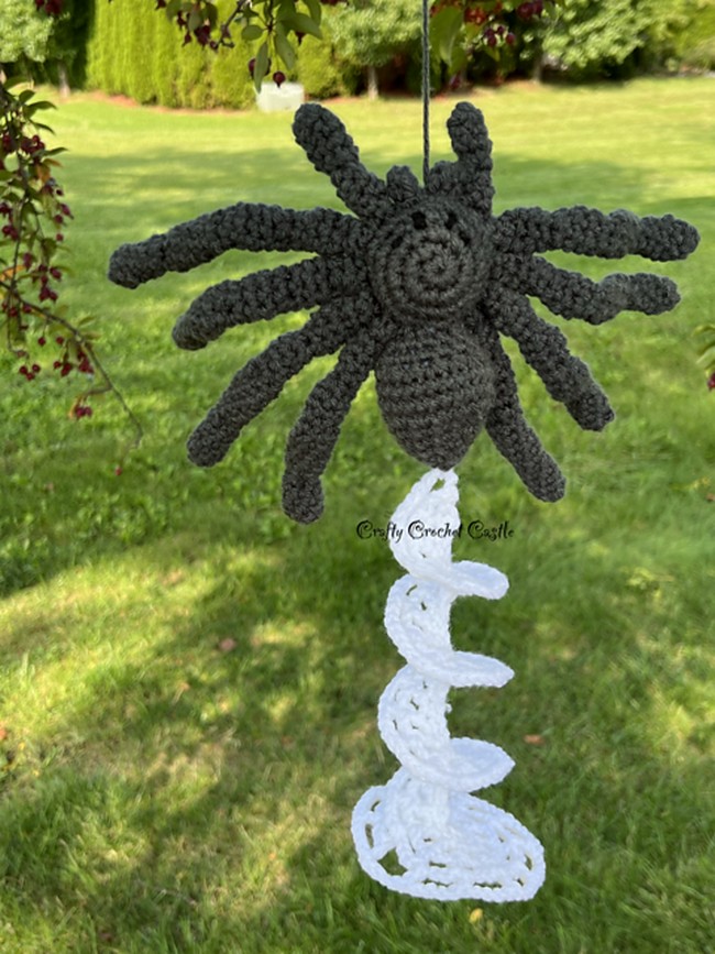 Crochet Spider Web Wind Spinner Pattern