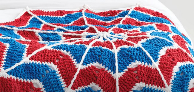 Crochet Spiderweb Blanket