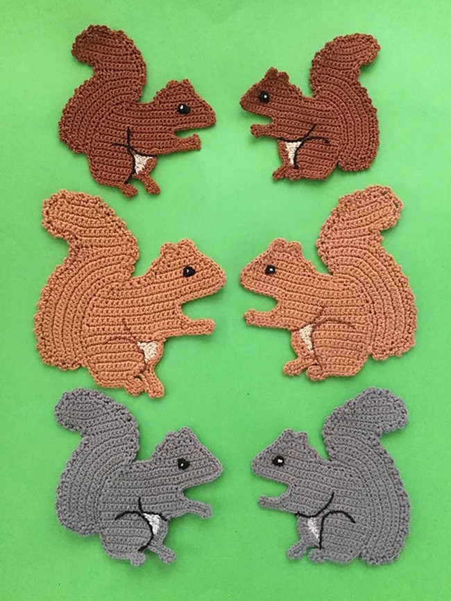 Crochet Squirrel Pattern