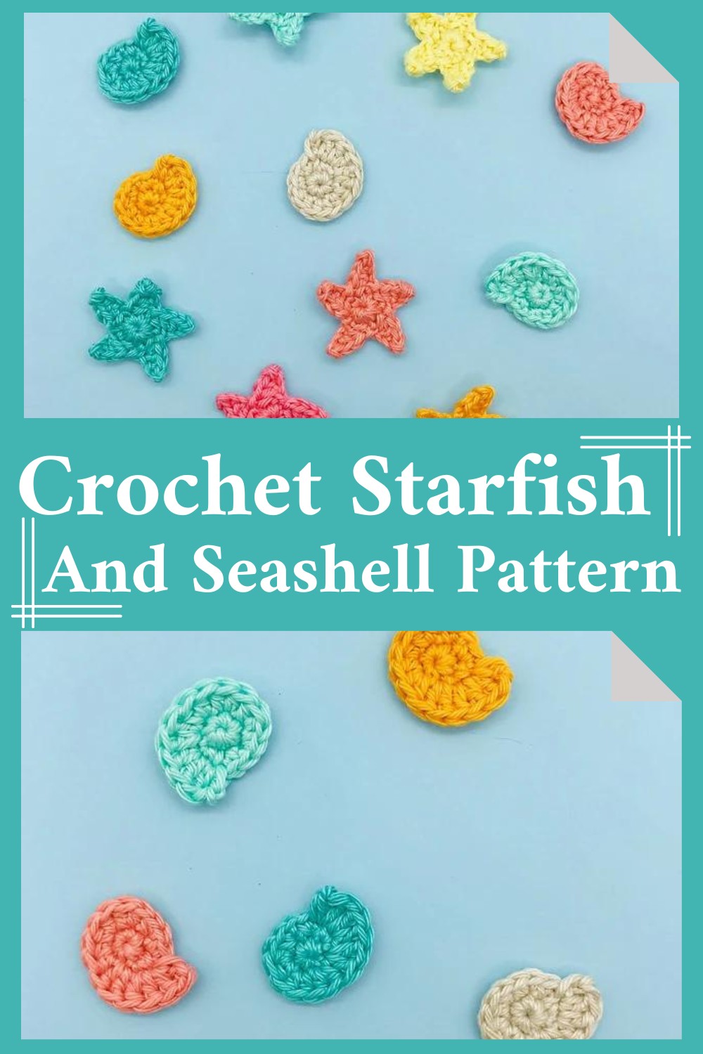 Crochet Starfish And Seashell Pattern